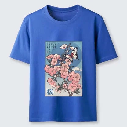 Tokyo-Tiger Ukiyoe Japanese Cherry blossoms Poster Classic T-Shirt