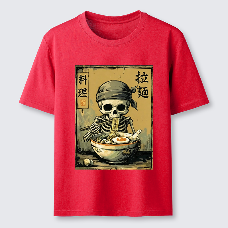 Tokyo-Tiger Funny Skeleton Ramen Classic T-Shirt