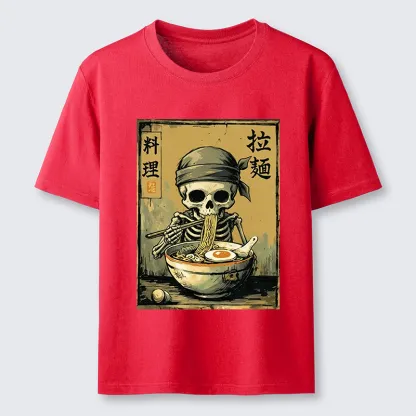 Tokyo-Tiger Funny Skeleton Ramen Classic T-Shirt