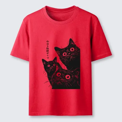 Tokyo-Tiger Three Cats Are Watching You Today Classic T-Shirt