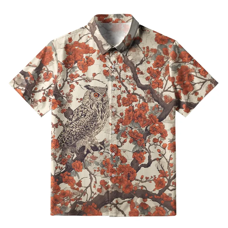 Tokyo-Tiger The Great Wave Off Crane Button-up Shirt Sale