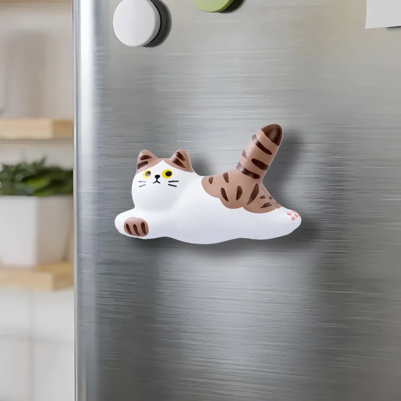 Tokyo-Tiger Striped Cat Fridge Magnet