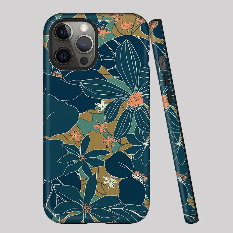 Tokyo-Tiger Blooming Flowers Phone Case