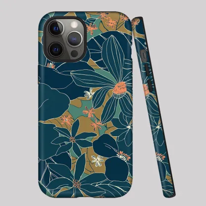 Tokyo-Tiger Blooming Flowers Phone Case