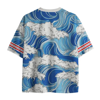 Tokyo-Tiger The Great Wave Japanese Mesh Jersey