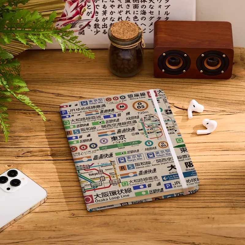 Tokyo-Tiger Tokyo Train Lines Notebook