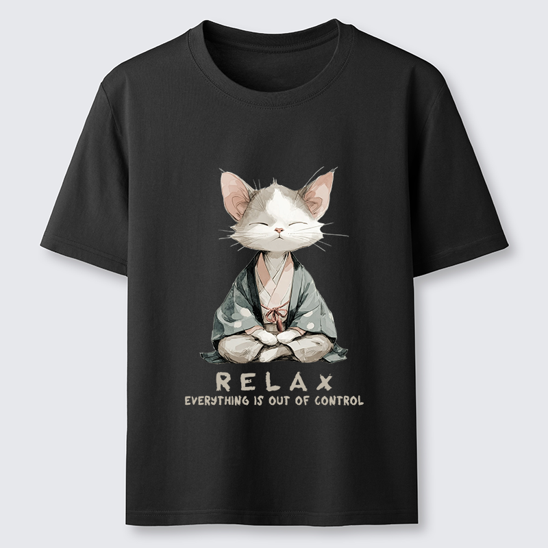 Tokyo-Tiger Zen Cat Relaxation，Everything's Out Of Control Classic T-Shirt