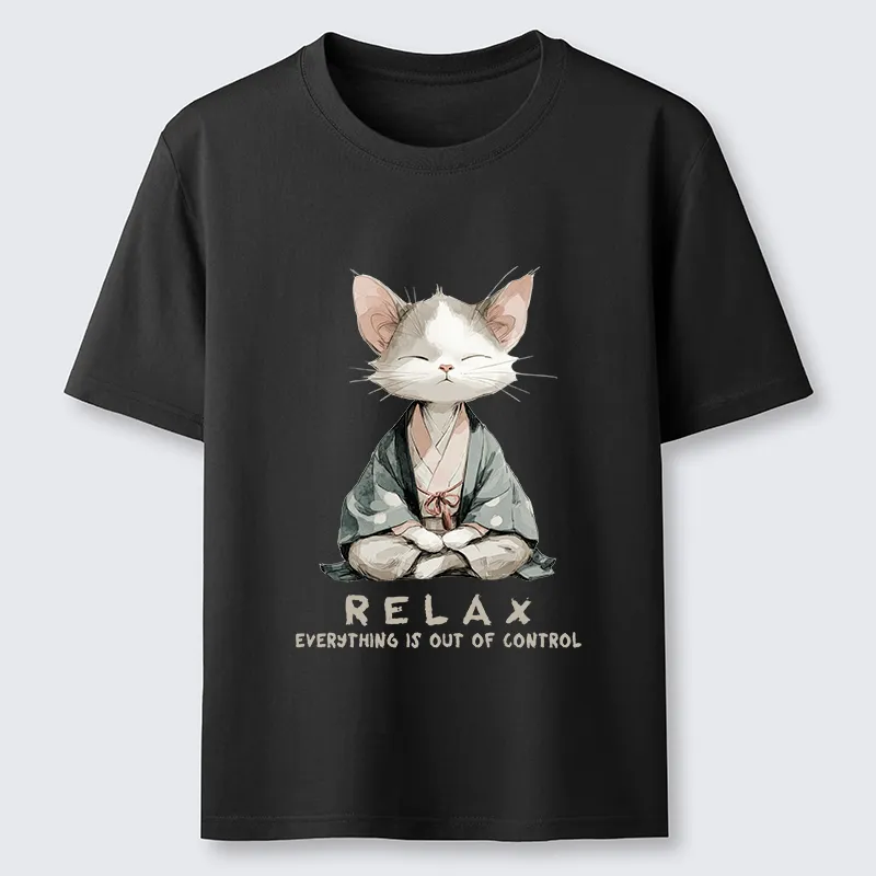 Tokyo-Tiger Zen Cat Relaxation，Everything's Out Of Control Classic T-Shirt