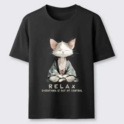 Tokyo-Tiger Zen Cat Relaxation，Everything's Out Of Control Classic T-Shirt