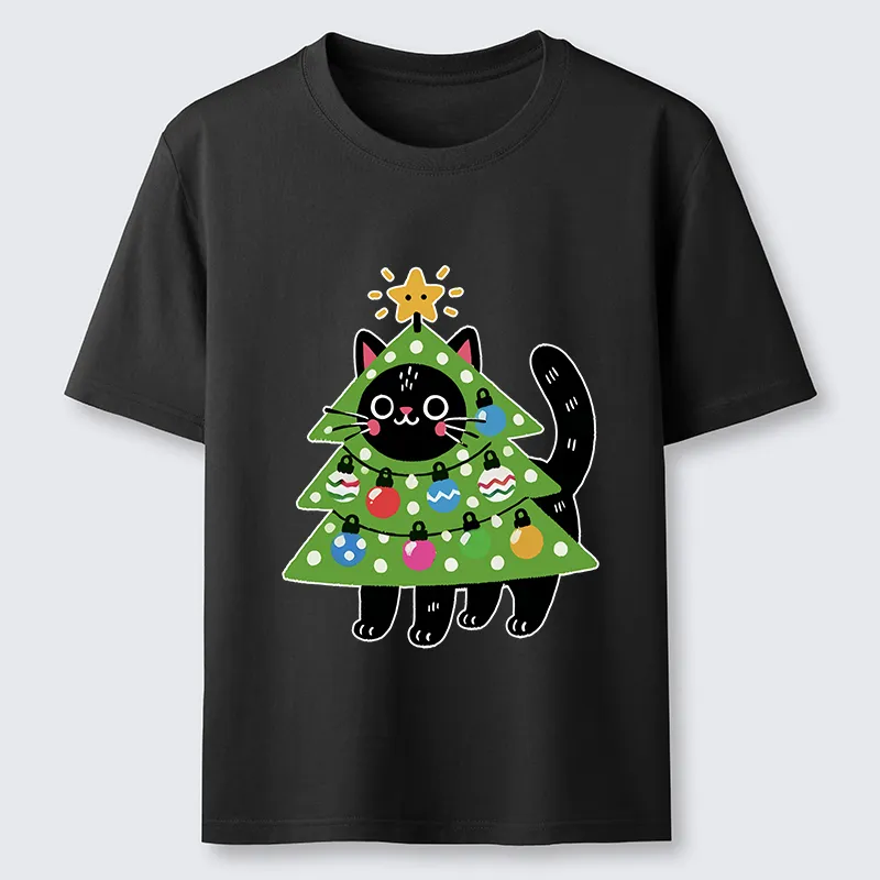 Tokyo-Tiger Christmas Tree Cat Classic T-Shirt