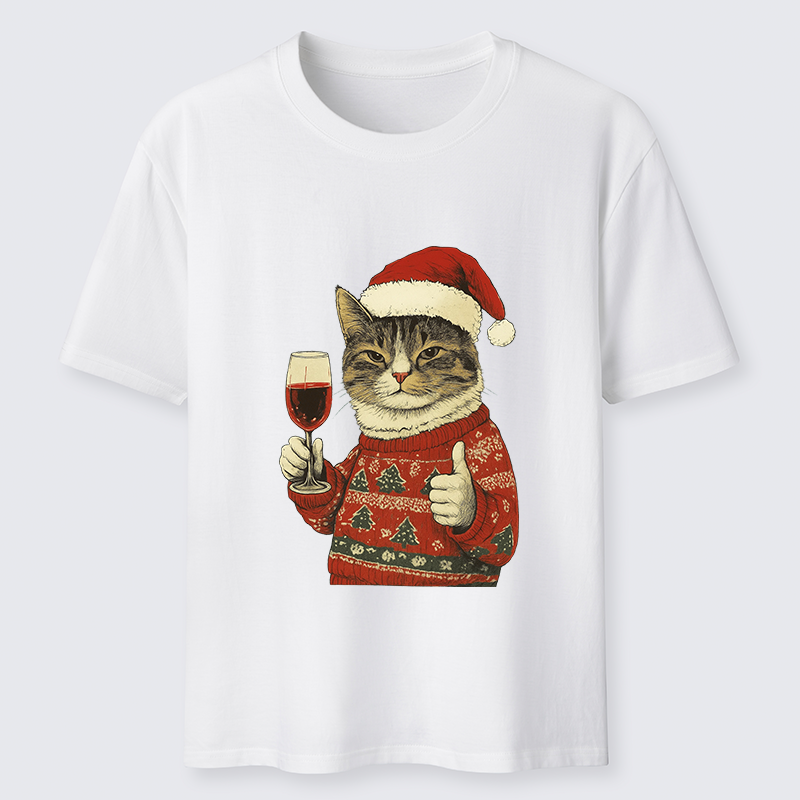 Tokyo-Tiger Christmas Cat Likes Classic T-Shirt