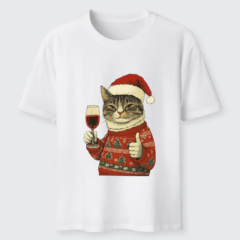 Tokyo-Tiger Christmas Cat Likes Classic T-Shirt