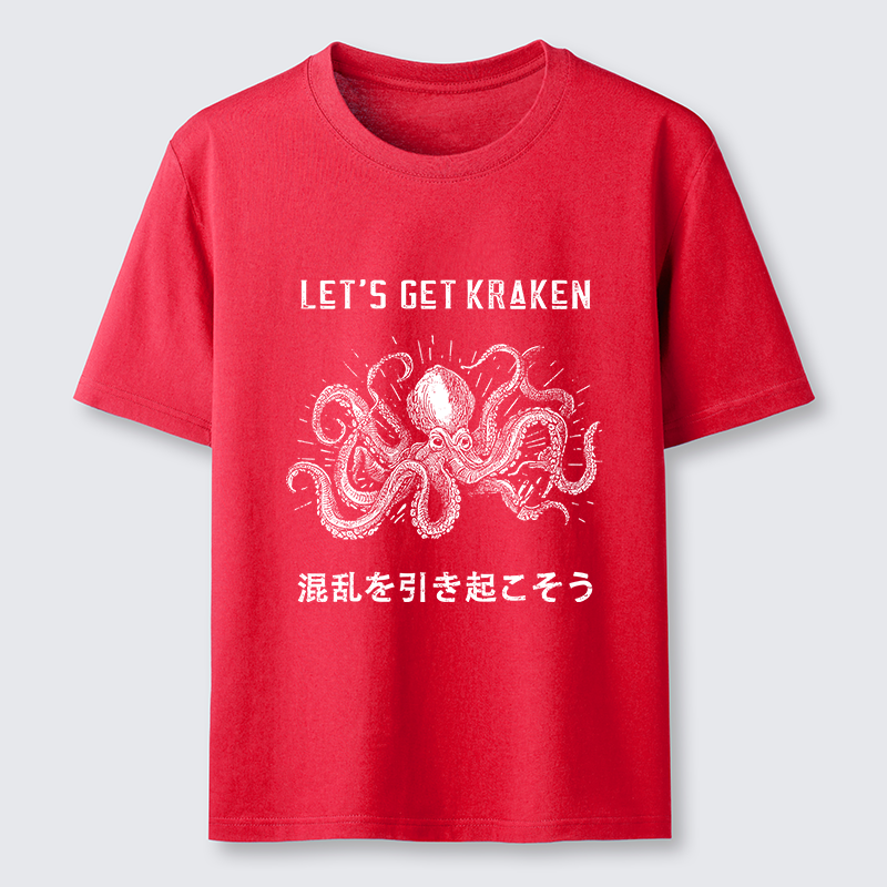 Tokyo-Tiger Funny Octopus：Let’s Get Kraken Classic T-Shirt