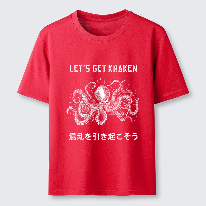 Tokyo-Tiger Funny Octopus：Let’s Get Kraken Classic T-Shirt