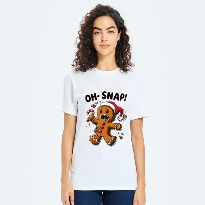 Tokyo-Tiger Oh Snap The Gingerbread Man's Christmas Chaos Classic T-Shirt