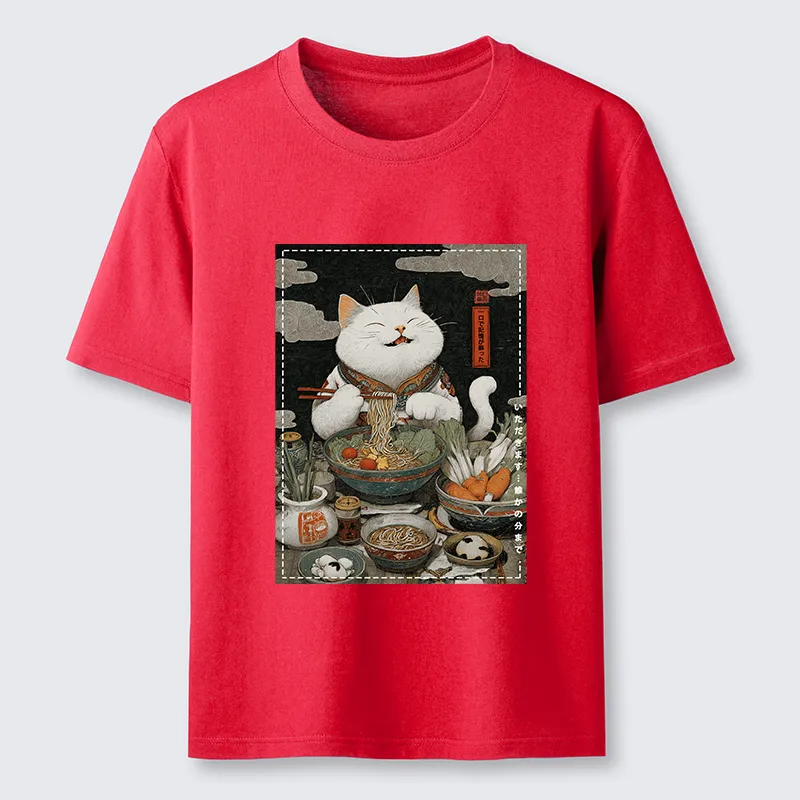 Tokyo-Tiger The Ramen-Loving Cat Classic T-Shirt