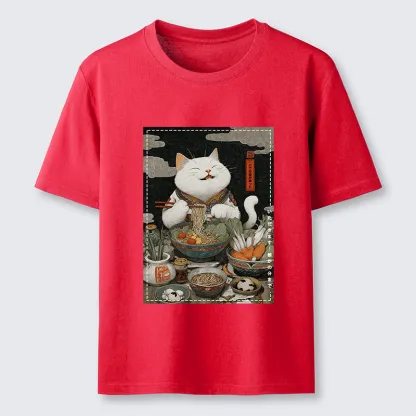 Tokyo-Tiger The Ramen-Loving Cat Classic T-Shirt