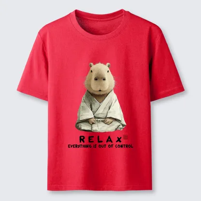 Tokyo-Tiger Zen Capybara：Relax, it's all chaos Classic T-Shirt