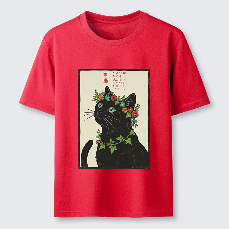 Tokyo-Tiger The Flower-Crowned Cat Classic T-Shirt
