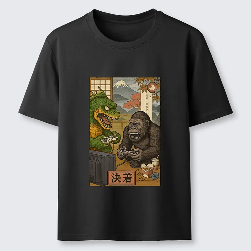 Tokyo-Tiger Monsters Play Games Classic T-Shirt