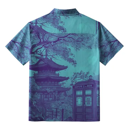 Tokyo-Tiger Mystic Tardis Button-up Shirt
