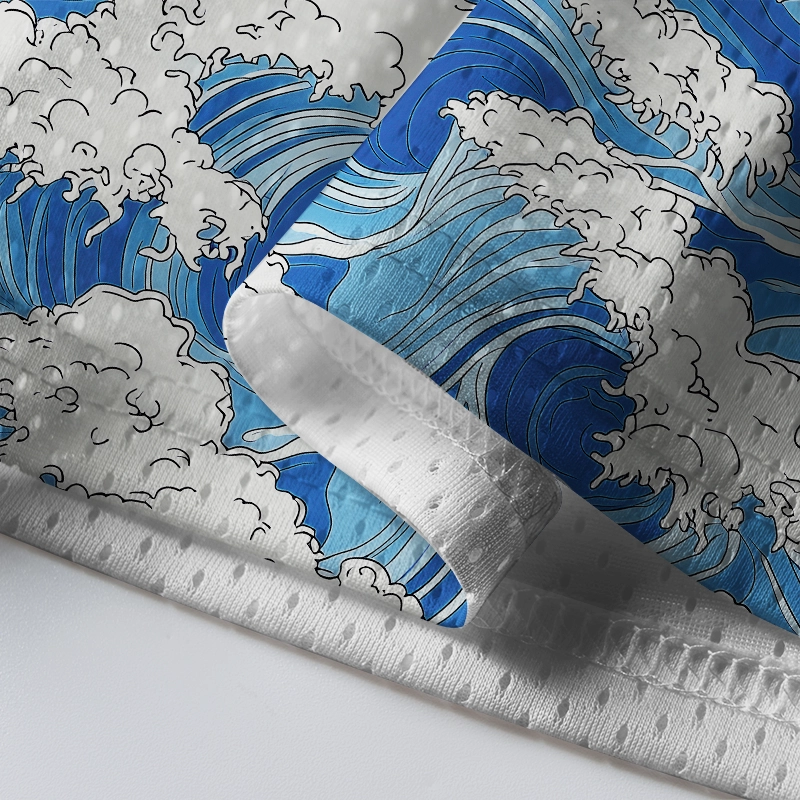 Tokyo-Tiger The Great Wave Japanese Mesh Jersey