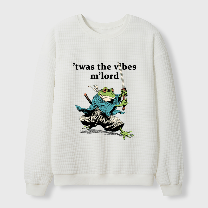 Tokyo-Tiger The Frog Samurai Waffle Sweatshirt