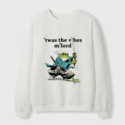 Tokyo-Tiger The Frog Samurai Waffle Sweatshirt