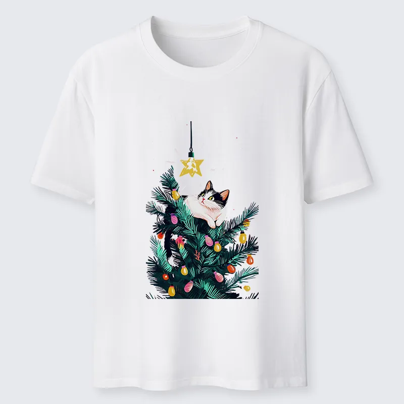 Tokyo-Tiger Cute Christmas Cat Japan Classic T-Shirt