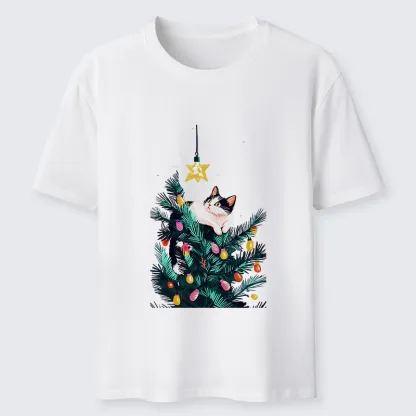 Tokyo-Tiger Cute Christmas Cat Japan Classic T-Shirt