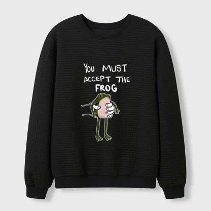 Tokyo-Tiger Accept This Frog Waffle Sweatshirt