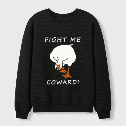 Tokyo-Tiger Philosophy Of A Fighter Goose Waffle Sweatshirt