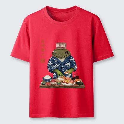 Tokyo-Tiger Frog Sushi Chef Classic T-Shirt