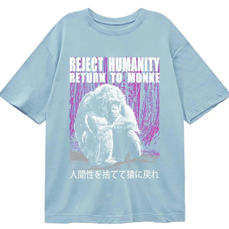 Tokyo-Tiger Reject Humanity Return To Monkey Classic T-Shirt