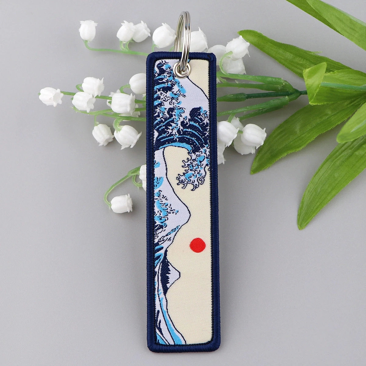 Tokyo-Tiger Japanese Wave Woven Label Keychain Sale – tokyo-tiger