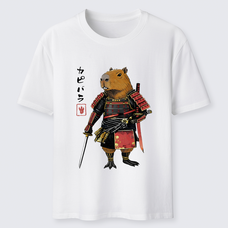 Tokyo-Tiger Capybara Samurai Wearing Armor Classic T-Shirt