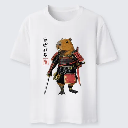 Tokyo-Tiger Capybara Samurai Wearing Armor Classic T-Shirt