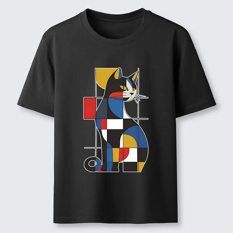 Tokyo-Tiger Mondrian Cat Classic T-Shirt
