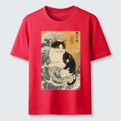 Tokyo-Tiger Surfing Cat Classic T-Shirt