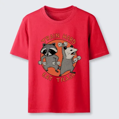 Tokyo-Tiger Raccoons And Opossums Are Working Out Classic T-Shirt