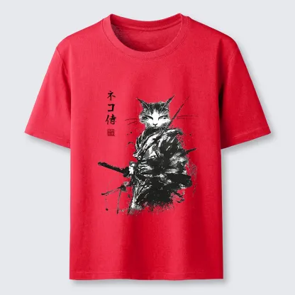 Tokyo-Tiger Inkblade Samurai Cat Classic T-Shirt