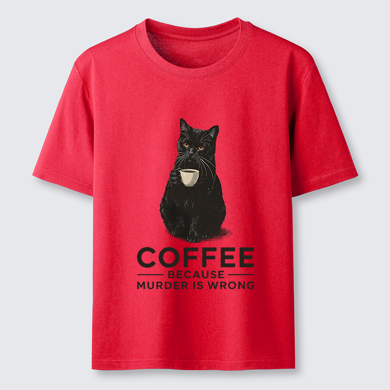 Tokyo-Tiger Can't Commit Murder So I'll Drink Coffee Classic T-Shirt