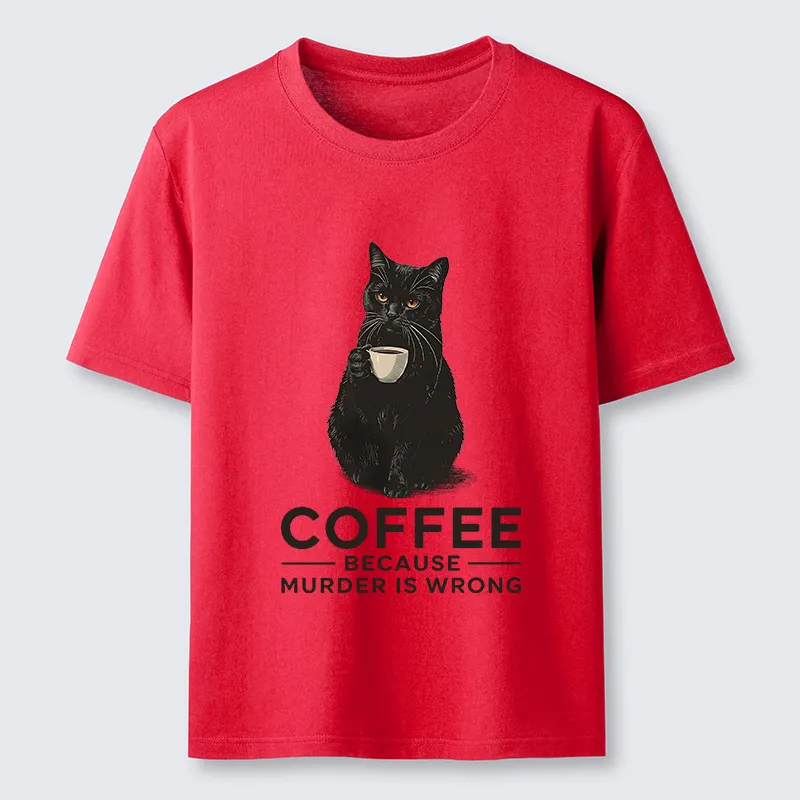 Tokyo-Tiger Can't Commit Murder So I'll Drink Coffee Classic T-Shirt
