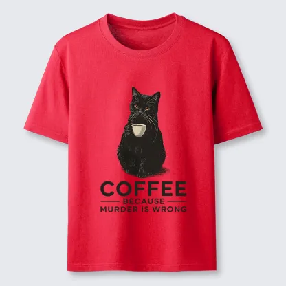 Tokyo-Tiger Can't Commit Murder So I'll Drink Coffee Classic T-Shirt