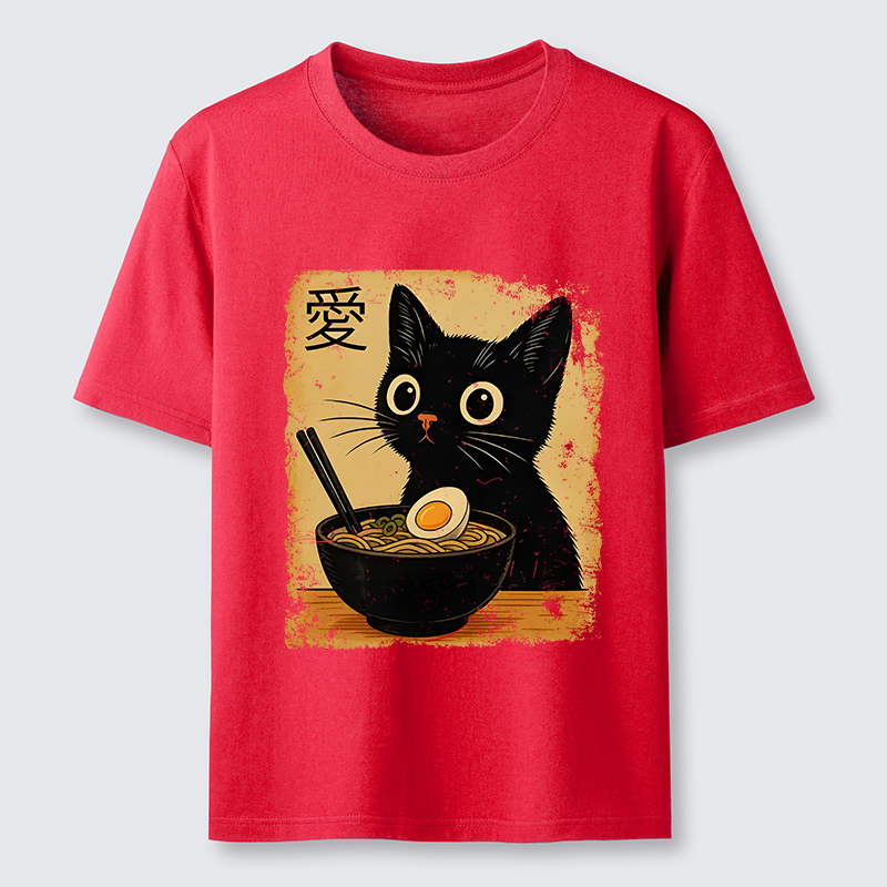 Tokyo-Tiger The Black Cat Ate Ramen Classic T-Shirt