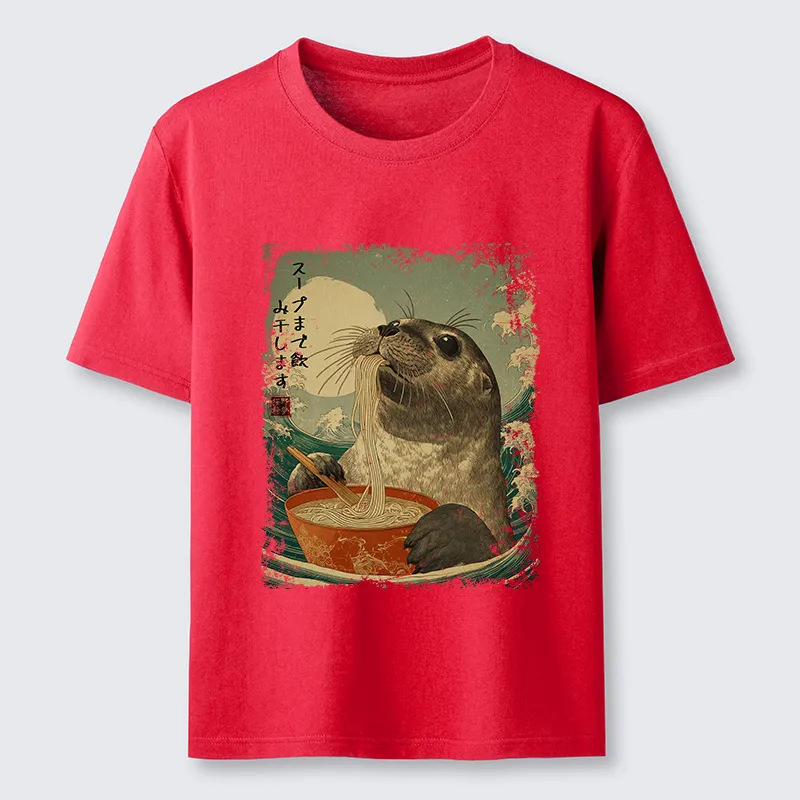 Tokyo-Tiger Slurp Like a Seal Classic T-Shirt