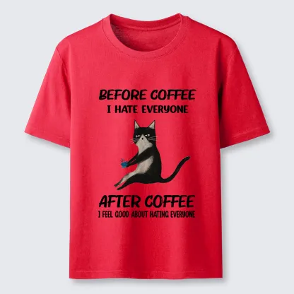 Tokyo-Tiger Hate Everyone After Drinking Coffee Classic T-Shirt