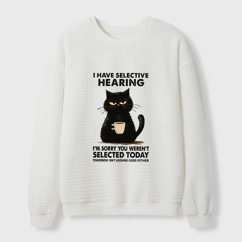 Tokyo-Tiger Not Selected Today Waffle Sweatshirt