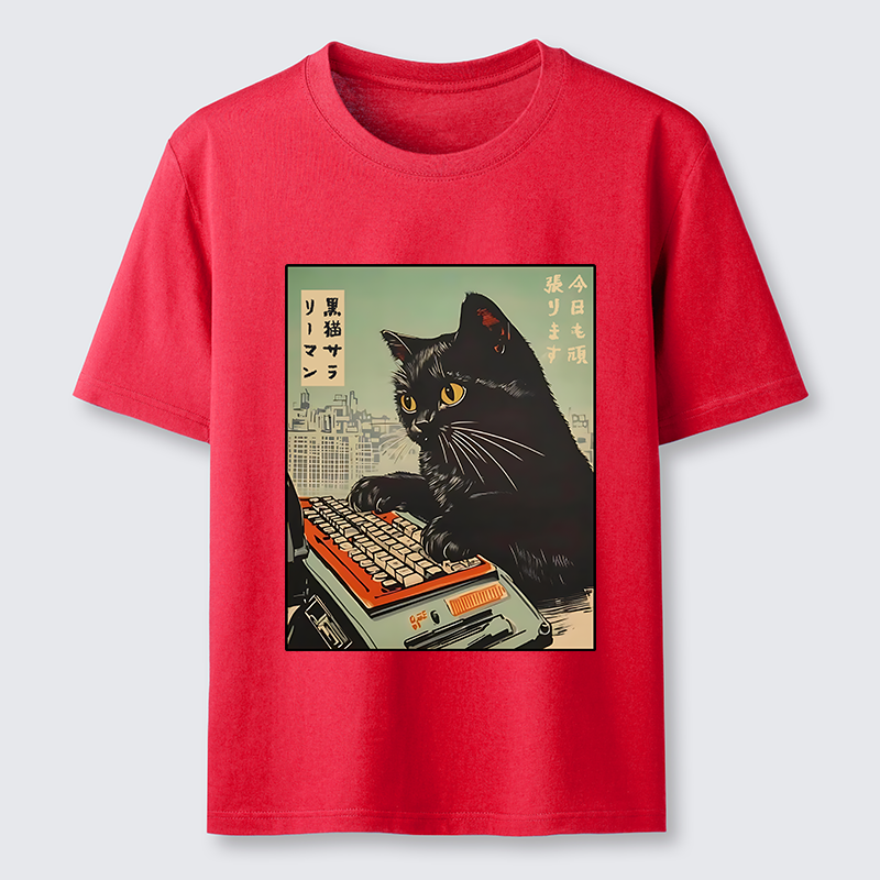Tokyo-Tiger Cat Typing Classic T-Shirt