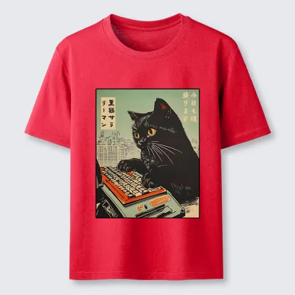 Tokyo-Tiger Cat Typing Classic T-Shirt